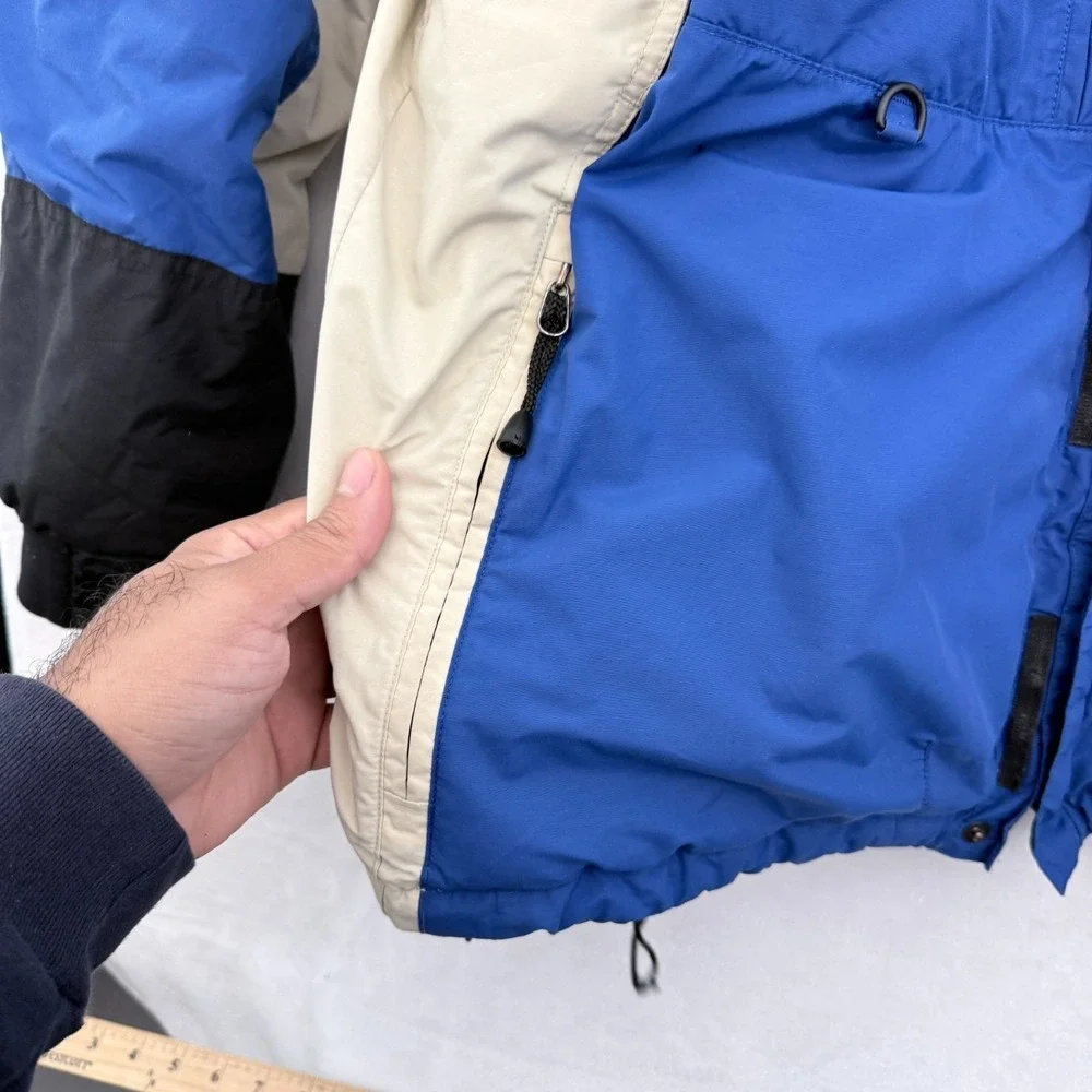 Vintage The North Face Rescue 3 In 1 Jacket Mens XL Blue Full Zip Denali Fleece